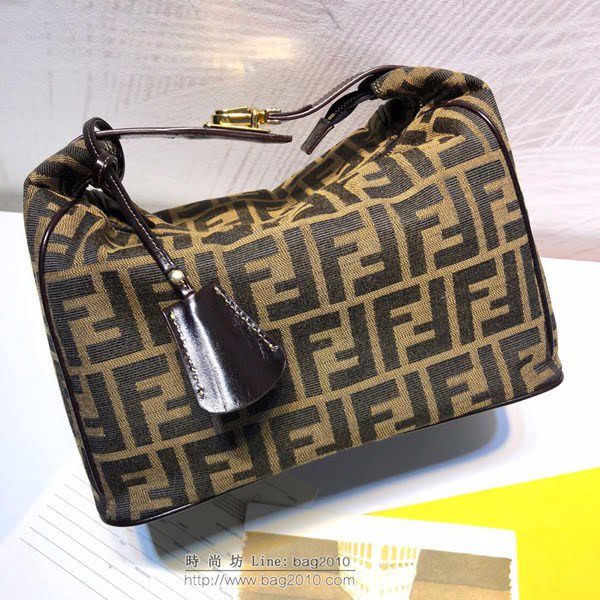 FENDI女包 頂級 經典款 fendi vintage 中古老花化妝包 便當包  fdz2170